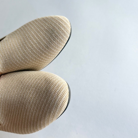Rothy’s Cream White Textile Almond Toe Rubber Outsole Flats size 11 - Picture 12 of 15